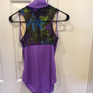 NWT Class In Dance Shop Zip Front Leotard